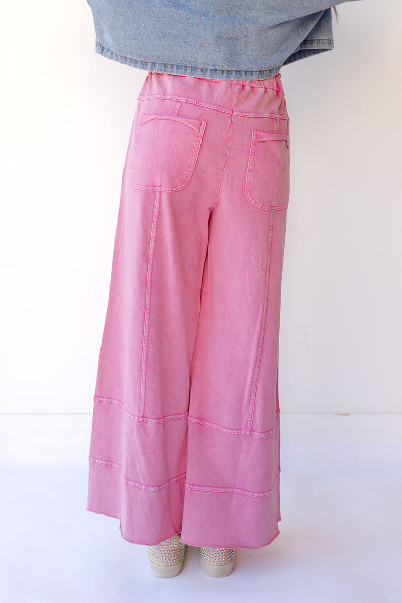 mode, delilah terry knit pants