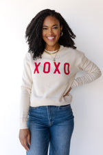mode, xoxo sweatshirt