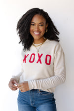 mode, xoxo sweatshirt