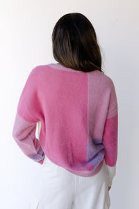 mode, hope color block sweater