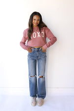 mode, xoxo sweatshirt