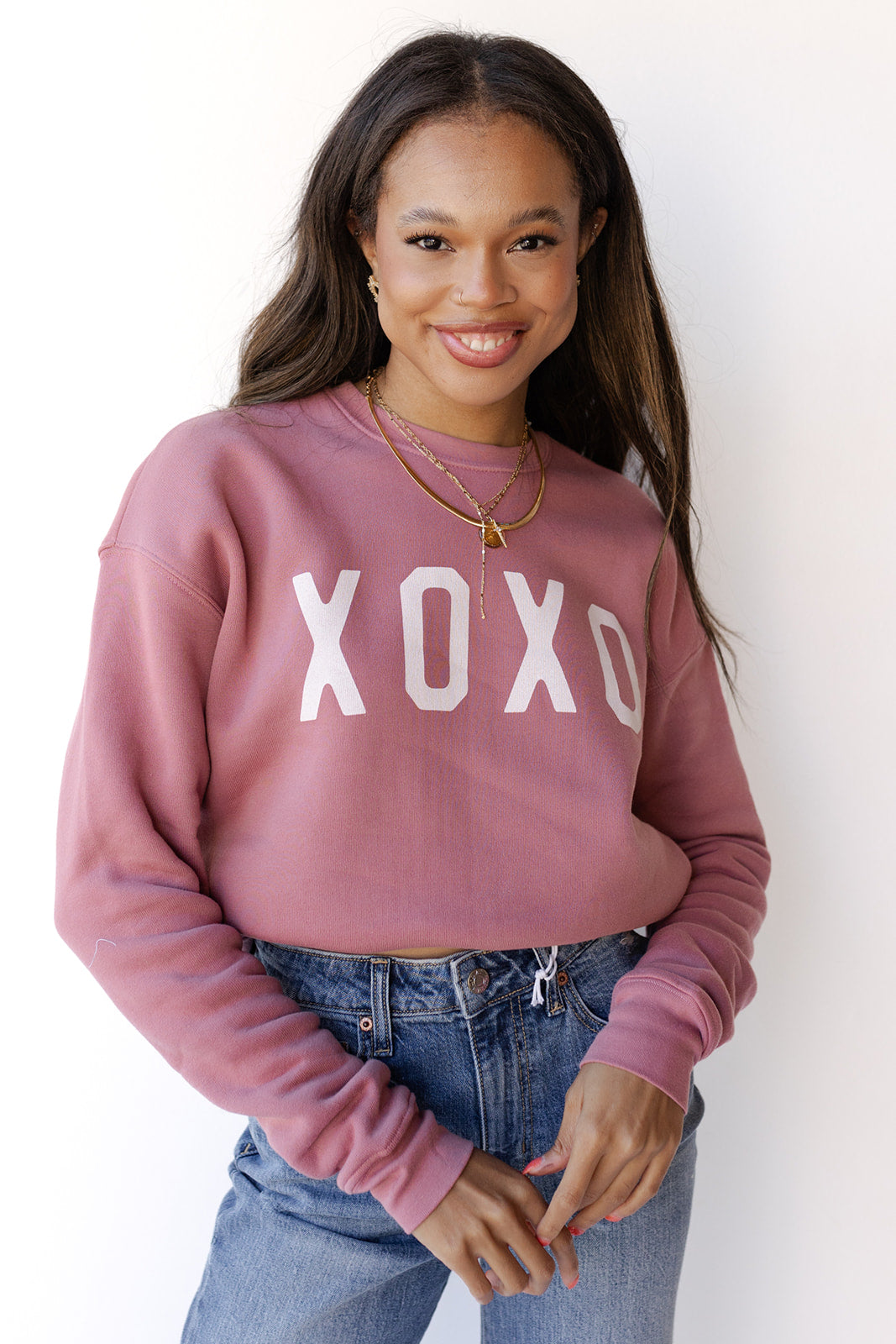 mode, xoxo sweatshirt