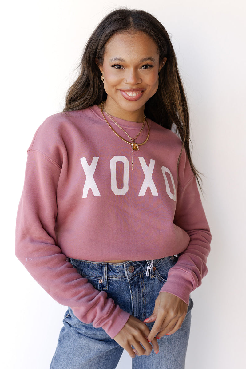 mode, xoxo sweatshirt