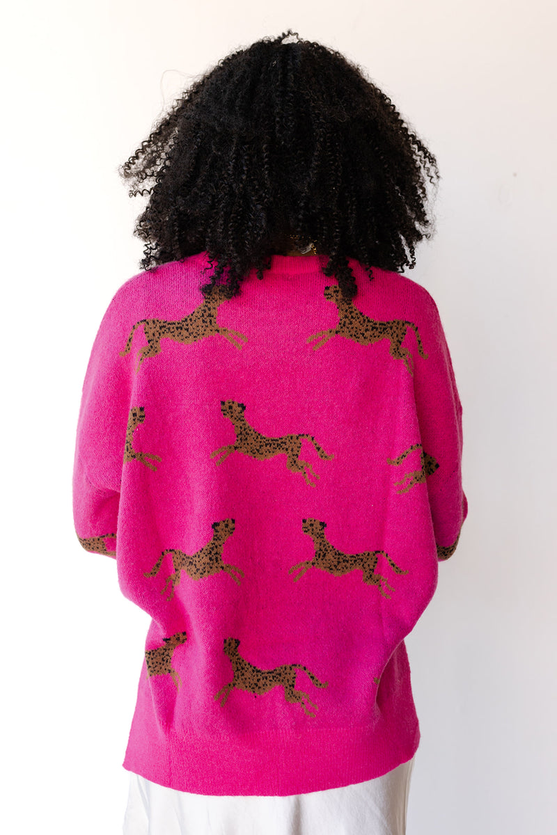 mode, celia cheetah sweater