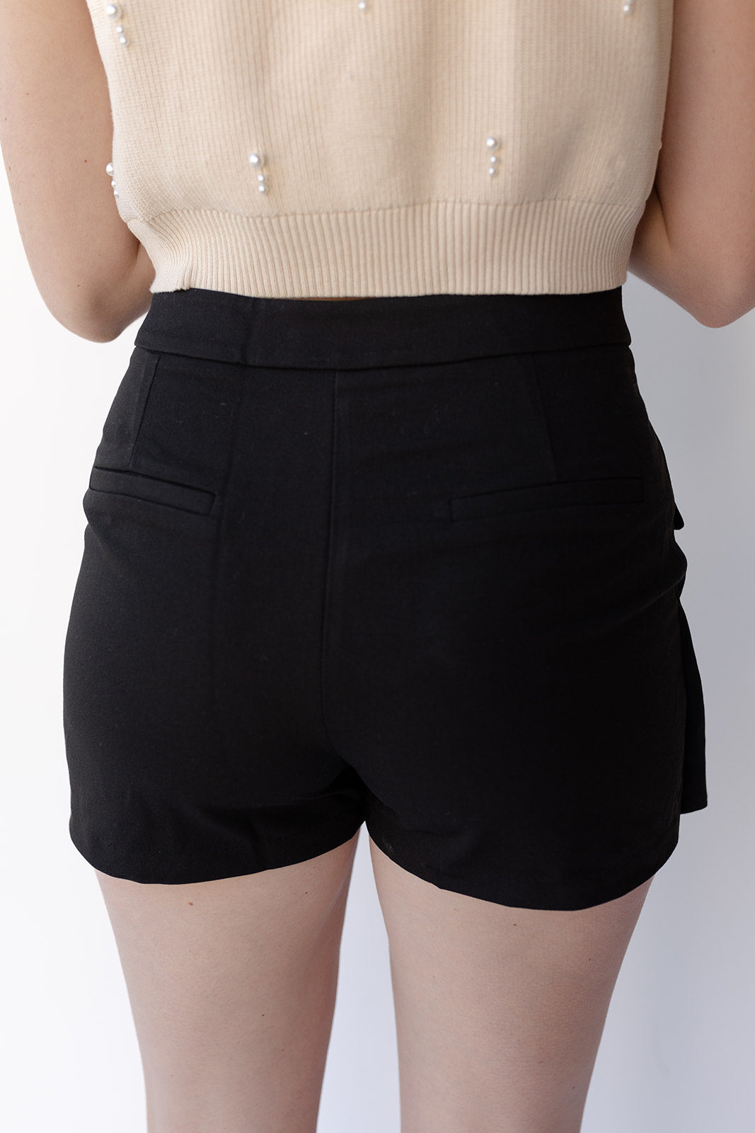 mode, joanna wrap front skort