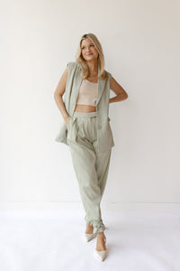 mode, strong ties ankle pant