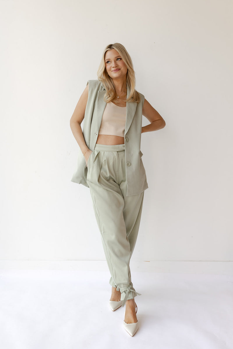 mode, strong ties ankle pant