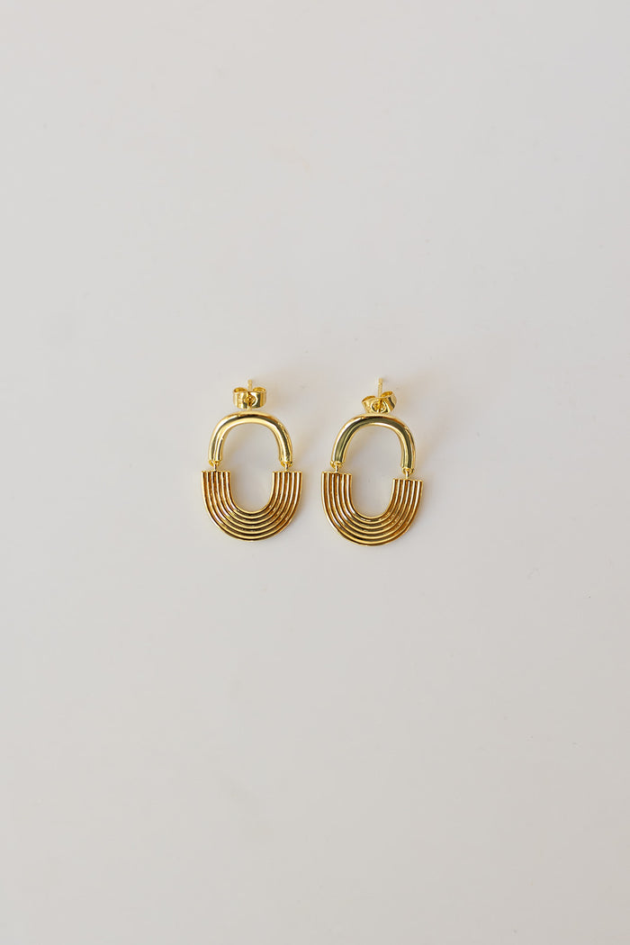 mode, retro rainbow earrings