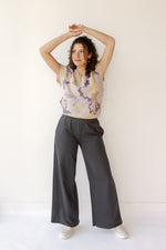 mode, wide leg sweat pants
