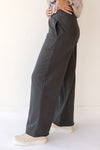 wide leg sweat pants