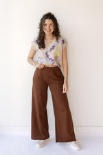 mode, wide leg sweat pants