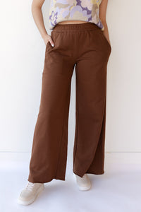 mode, wide leg sweat pants