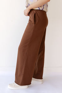 mode, wide leg sweat pants