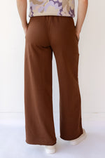 wide leg sweat pants