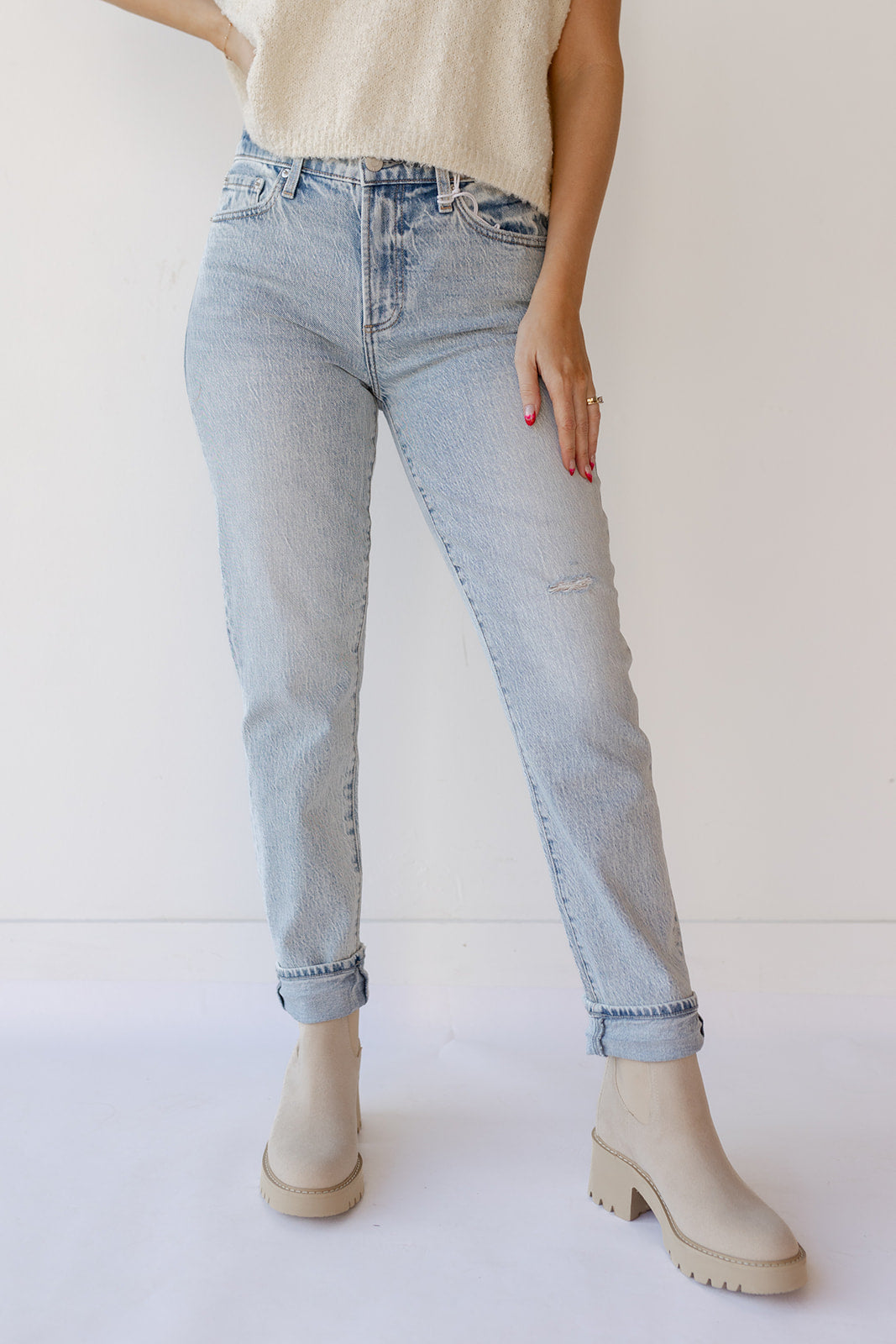 mode, riley mid rise relaxed girlfriend jeans
