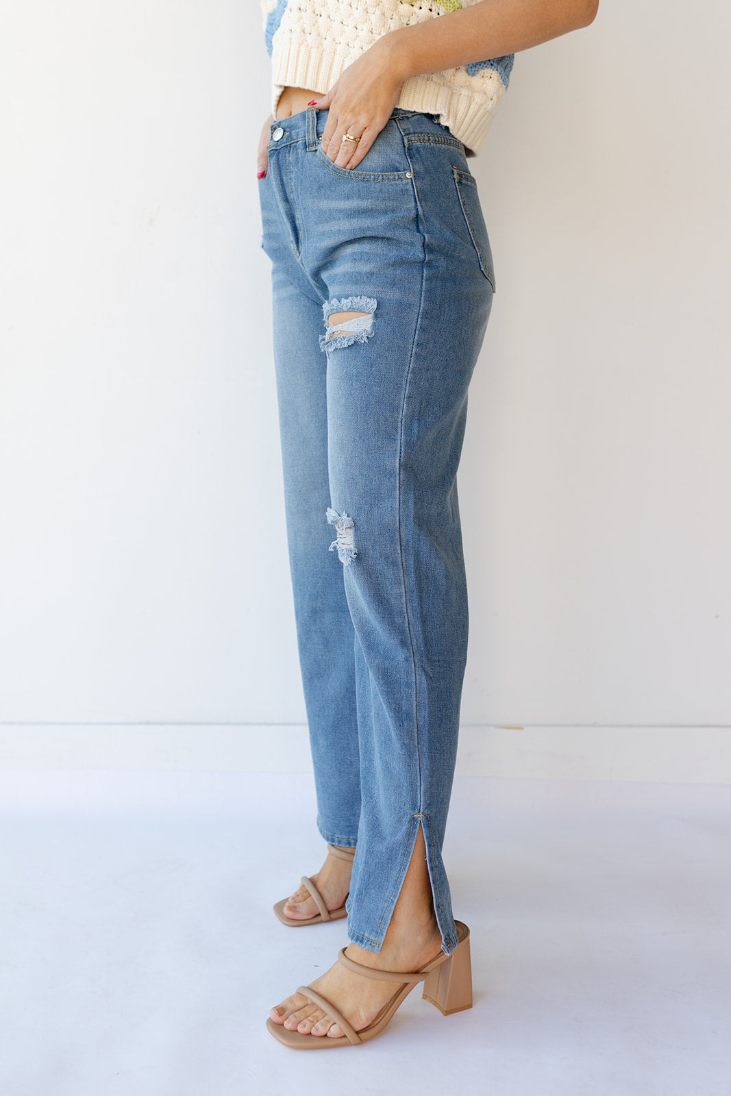 mode, vivian ripped jeans