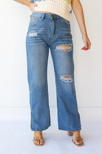 mode, vivian ripped jeans