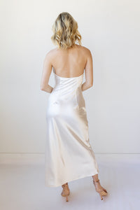 mode, bridal shower halter dress