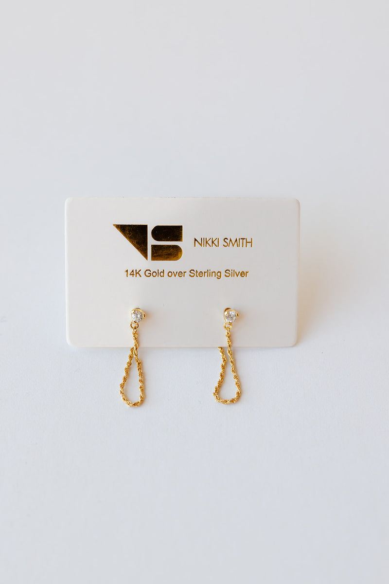 mode, lucinda chain studs