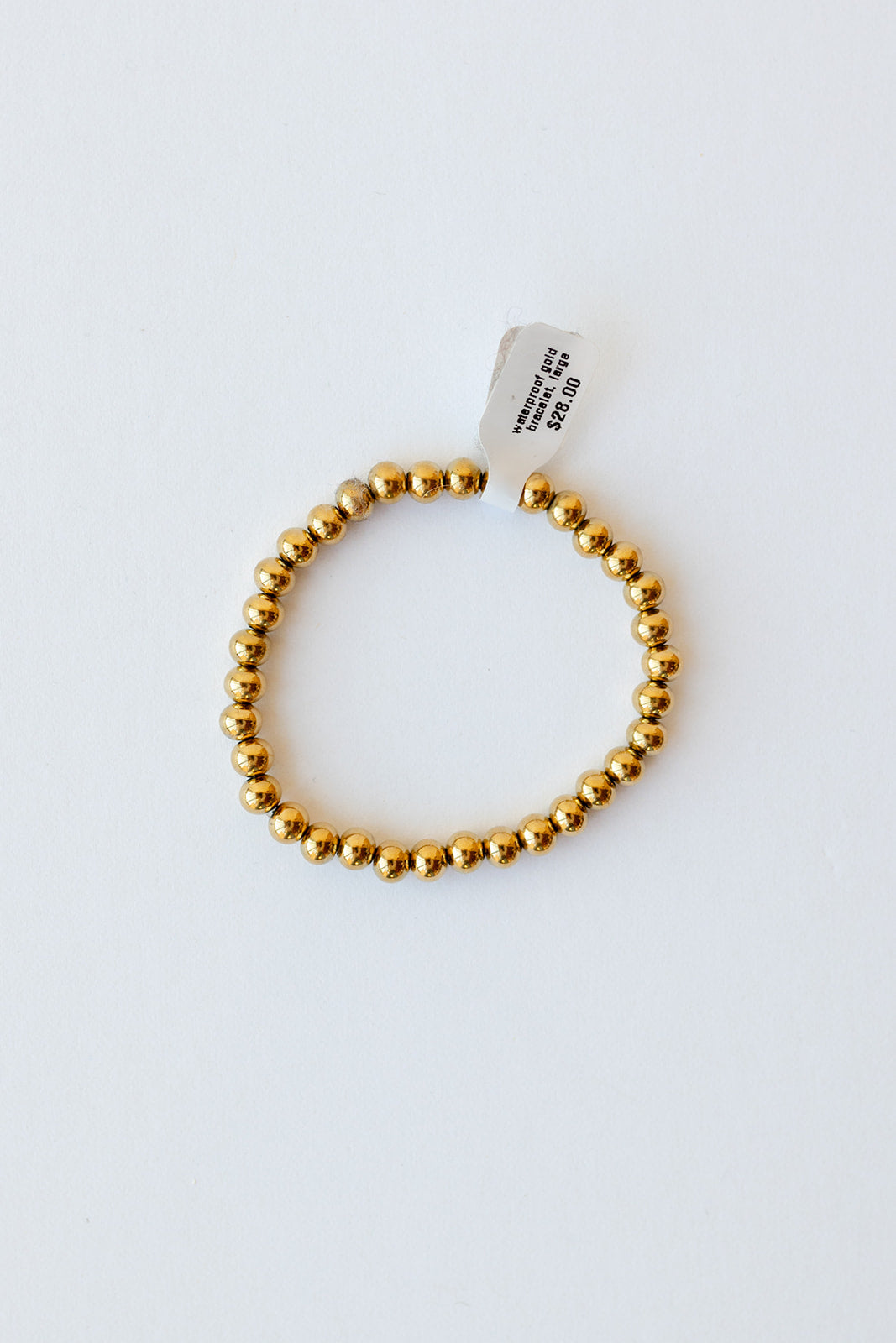 mode, waterproof gold bracelet, large
