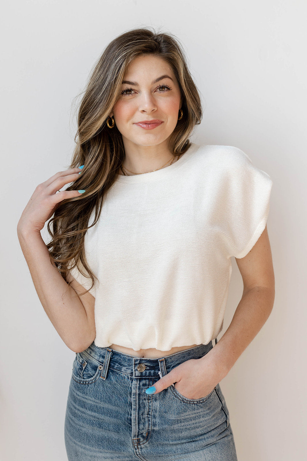 mode, dakota crop top