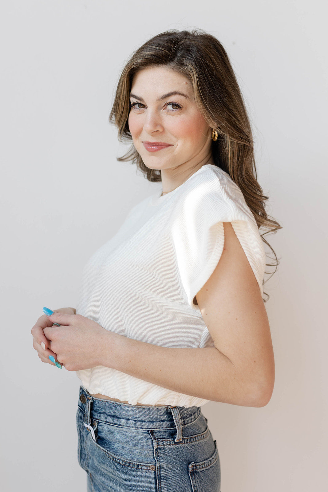 mode, dakota crop top