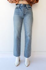 mode, cassie super high rise straight jean