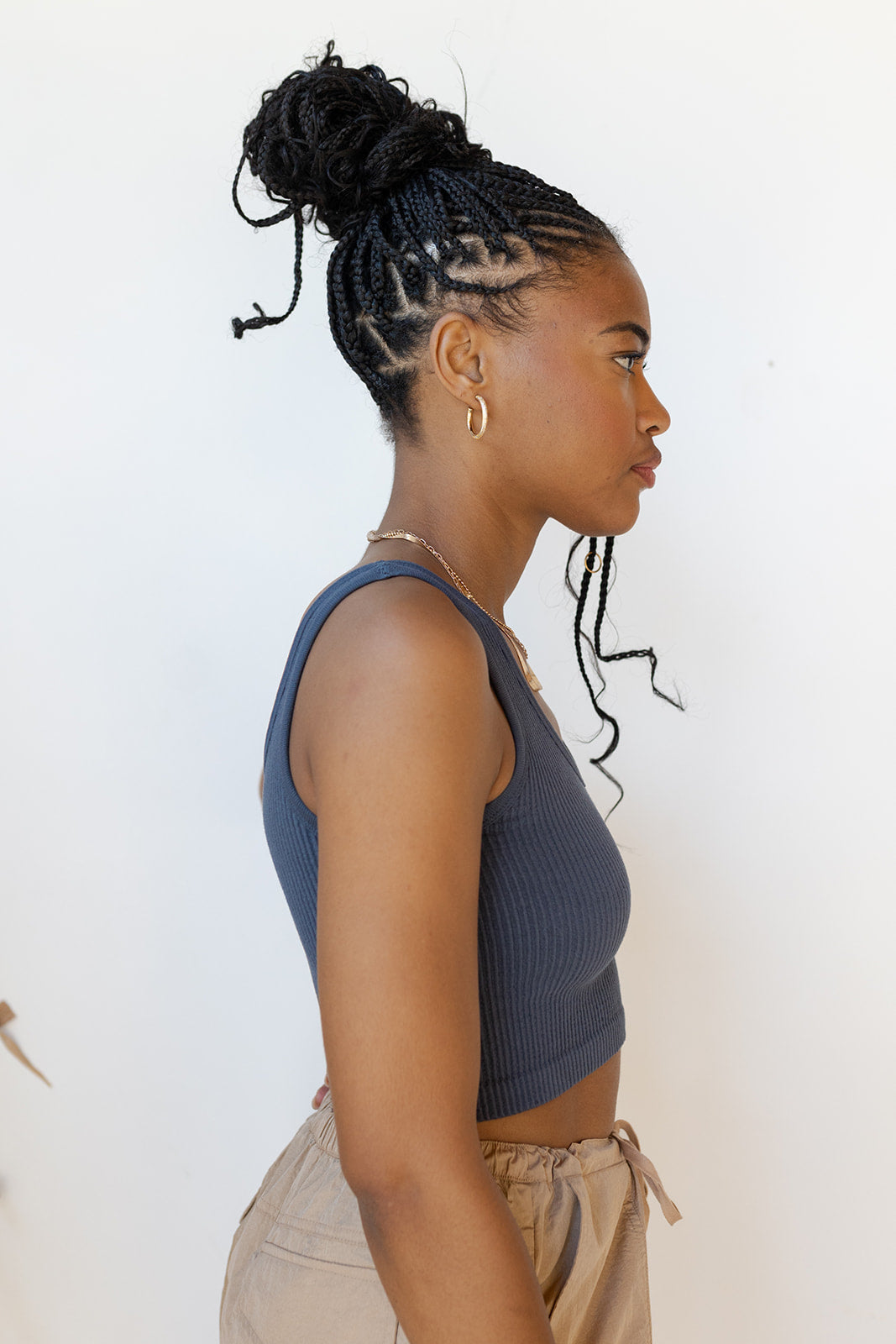 mode, lorelei ribbed crop tank