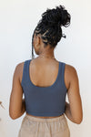 mode, lorelei ribbed crop tank