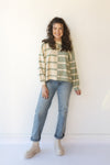 mode, combo striped sweater