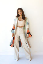 mode, berkley ruffle cardigan