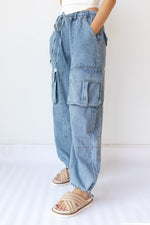 mode, ada denim cargo pant