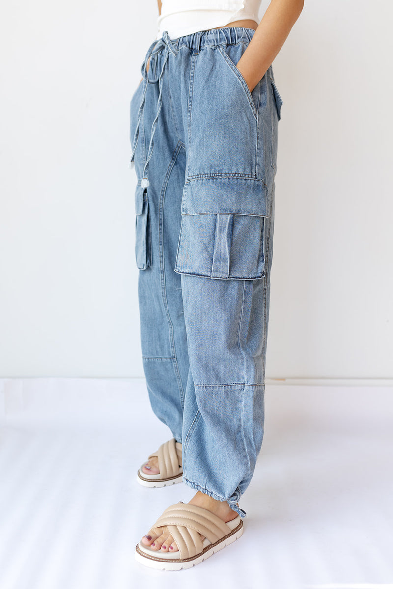 mode, ada denim cargo pant