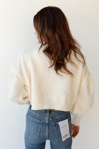 mode, poppy floral sweater