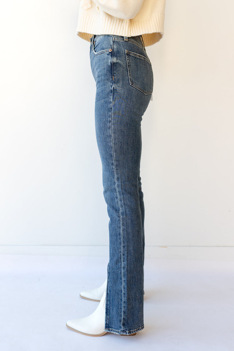 mode, colleen high rise boot jeans