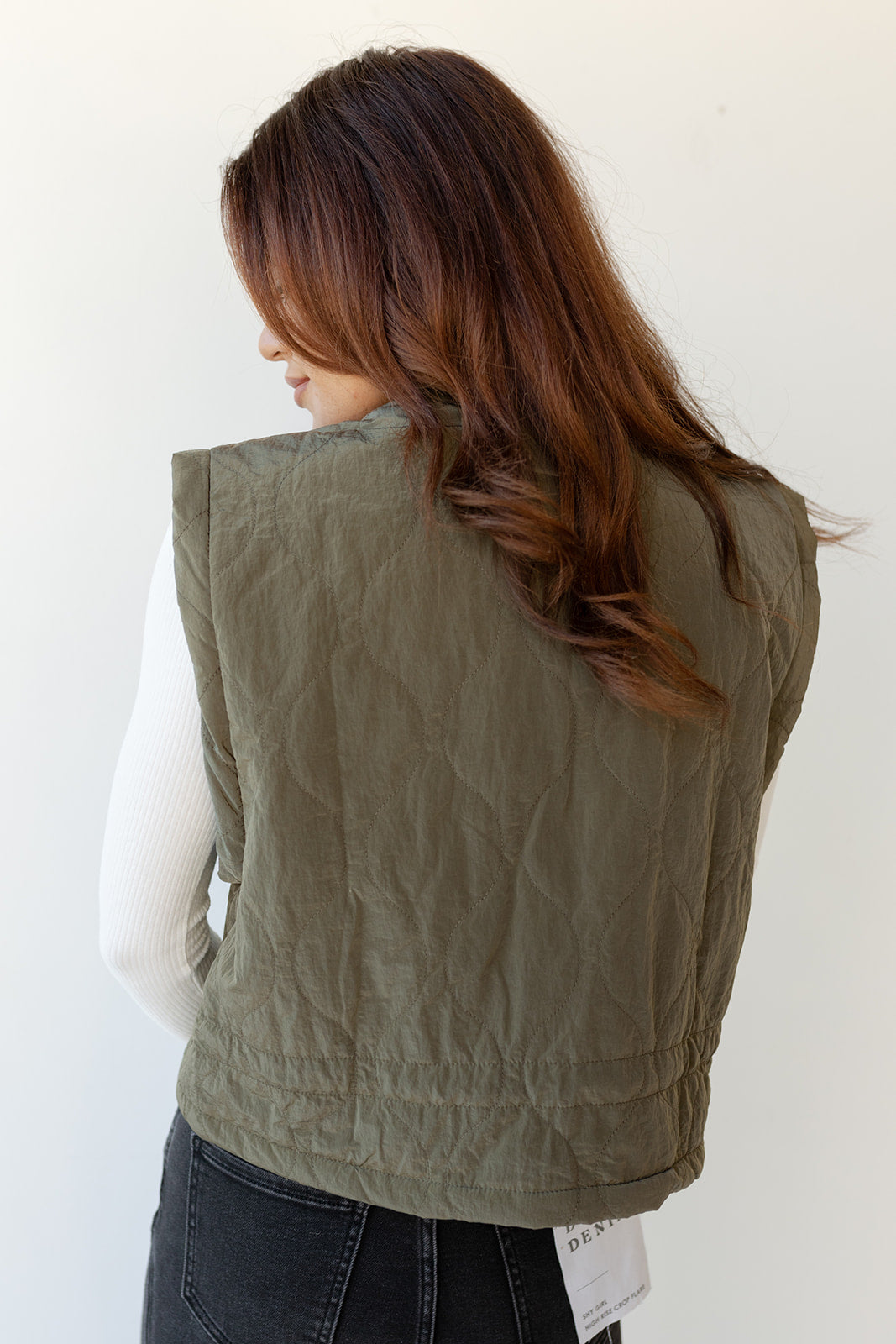 mode, ellis quilted zipper vest