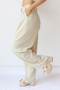mode, winnie wide leg linen trouser