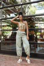 mode, nylon cargo pants