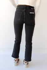 shy girl high rise crop flare jeans