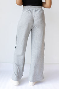 mode, heather stripe sweat pants