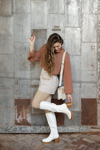 mode, brave cargo mini skirt