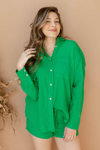 mode, gauze boyfriend shirt