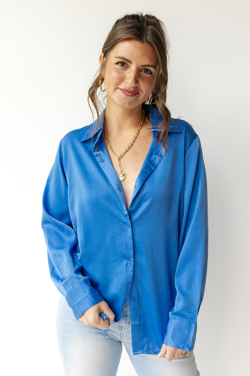 mode, slow down button blouse