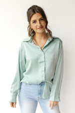 mode, slow down button blouse