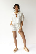 mode, millie striped shorts