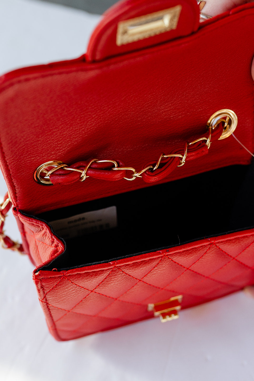 mode, analisa quilted mini bag