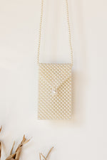 classic pearl crossbody
