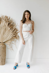 mode, picture-perfect bride corset top