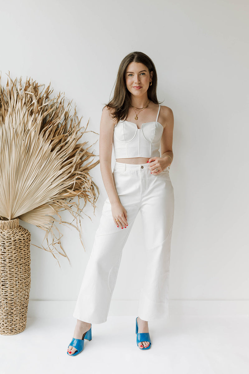 mode, picture-perfect bride corset top
