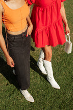 mode, countdown midi skirt